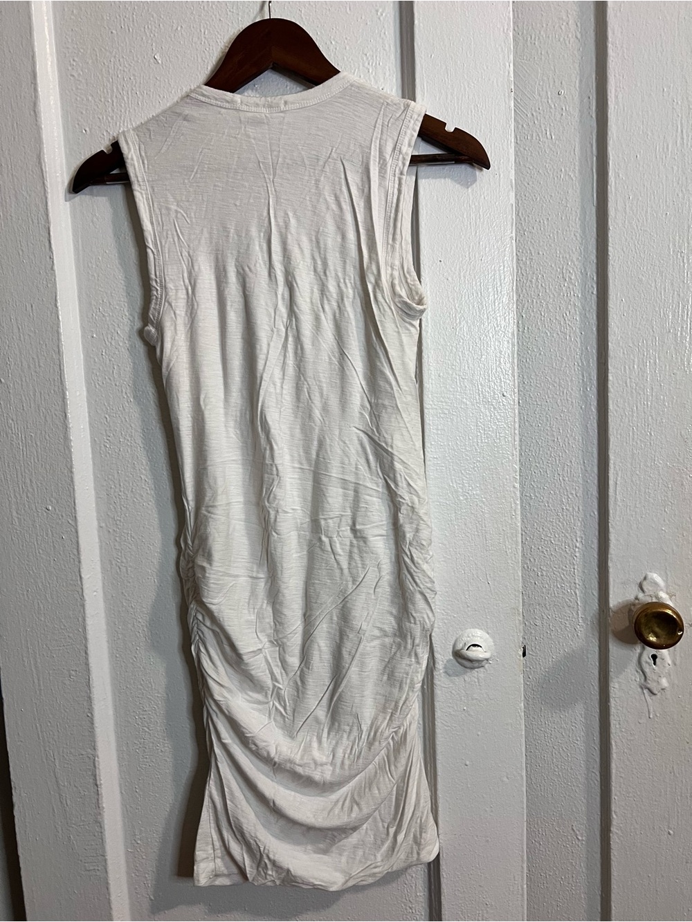 White crew neck T-shirt - Picture 11 of 12